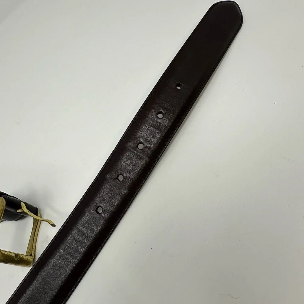 Coach Mahogany Brown‎ Leather Belt 5950 Costa Rica 36”